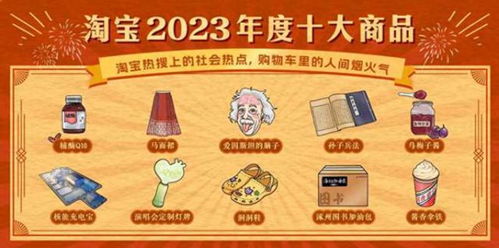 淘宝公布2023国民记忆的年度商品 爱因斯坦的脑子 独树一帜